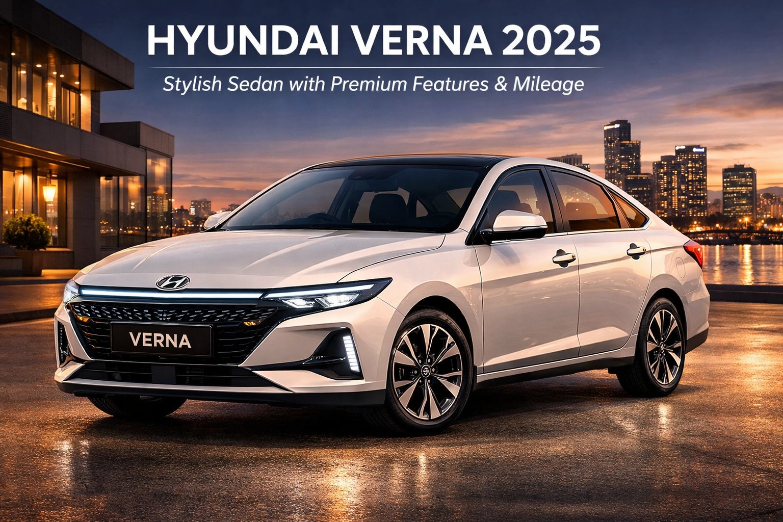Hyundai Verna 2025 – Stylish Sedan with Premium Features and Mileage