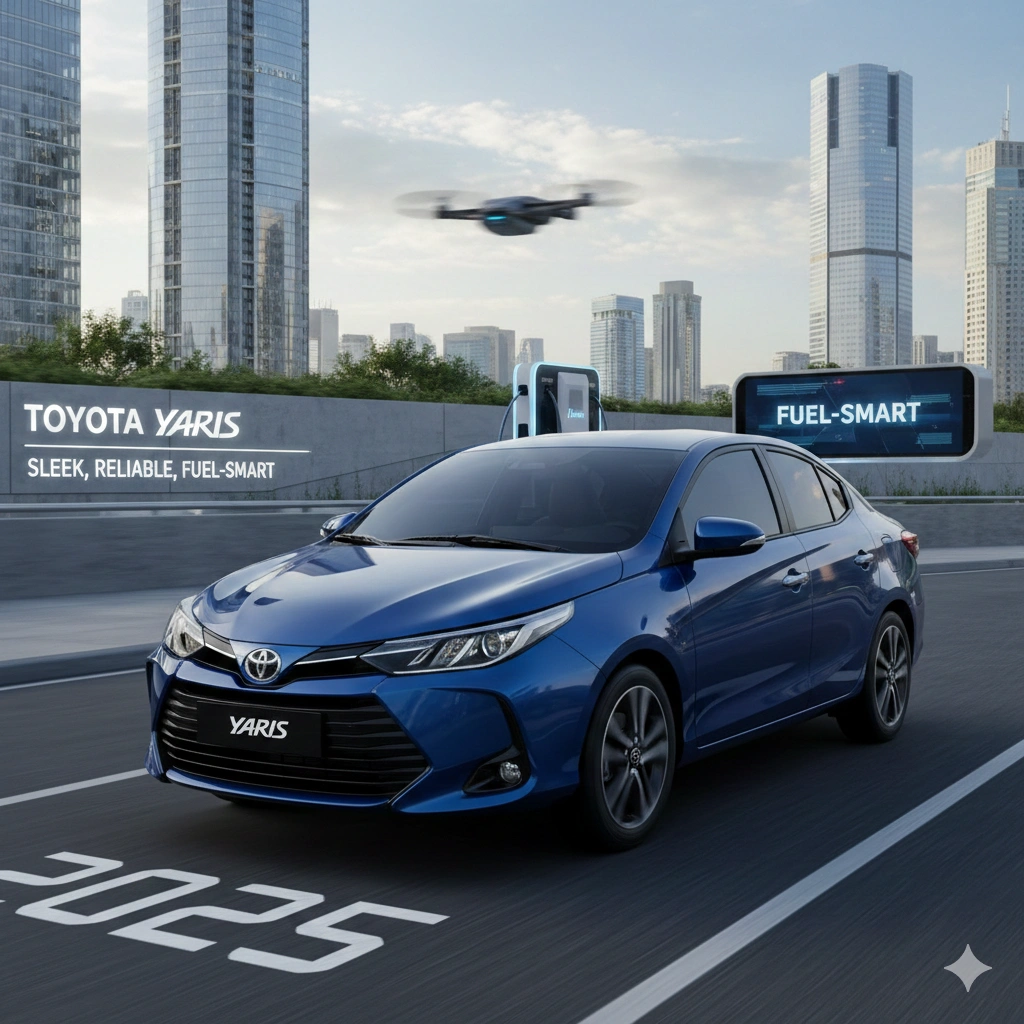 Toyota Yaris 2025 – Sleek, Reliable, and Fuel-Smart Sedan