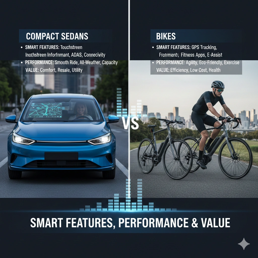 Compact Sedans vs Bikes