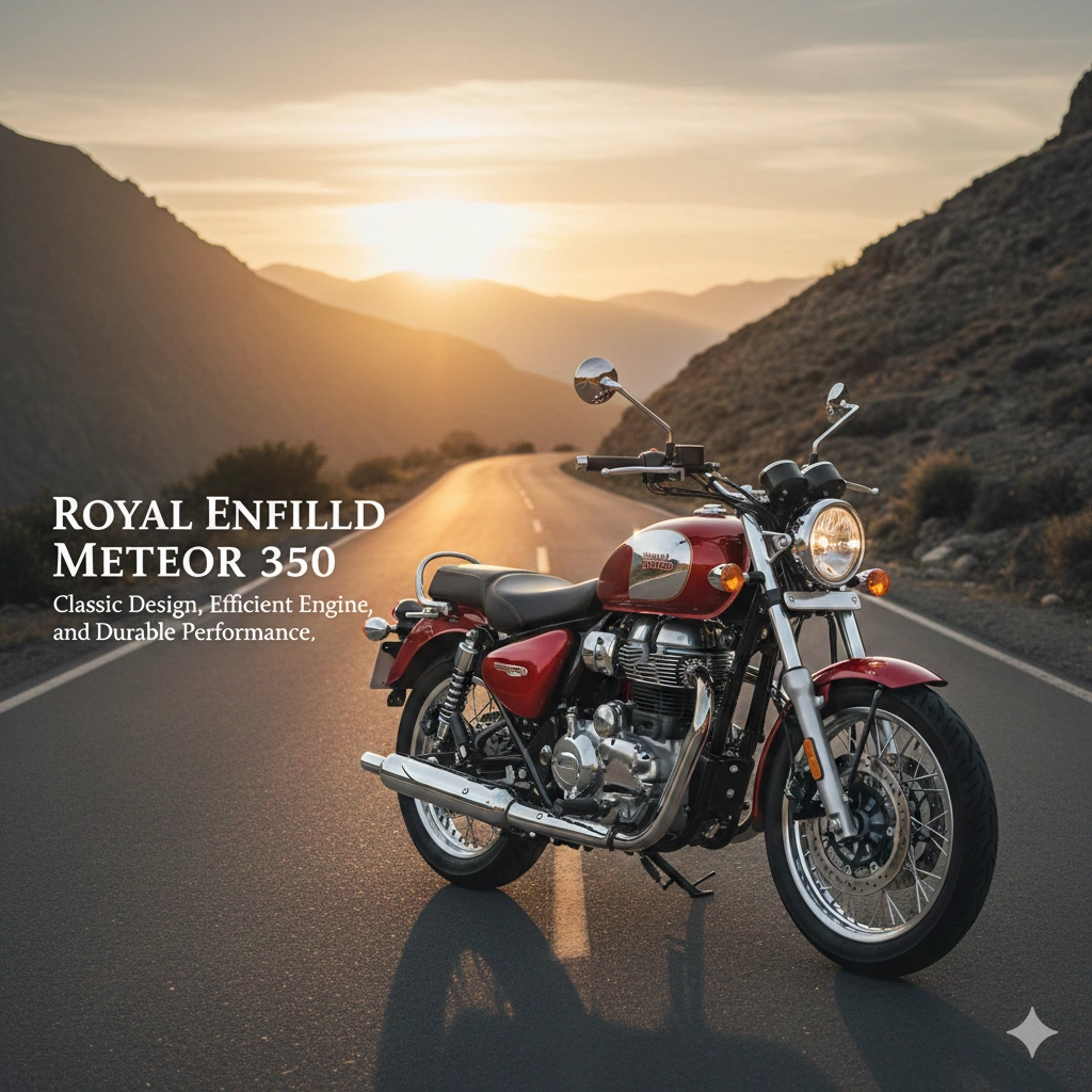 Royal Enfield Meteor 350 – Classic Design, Efficient Engine, and Durable Performance
