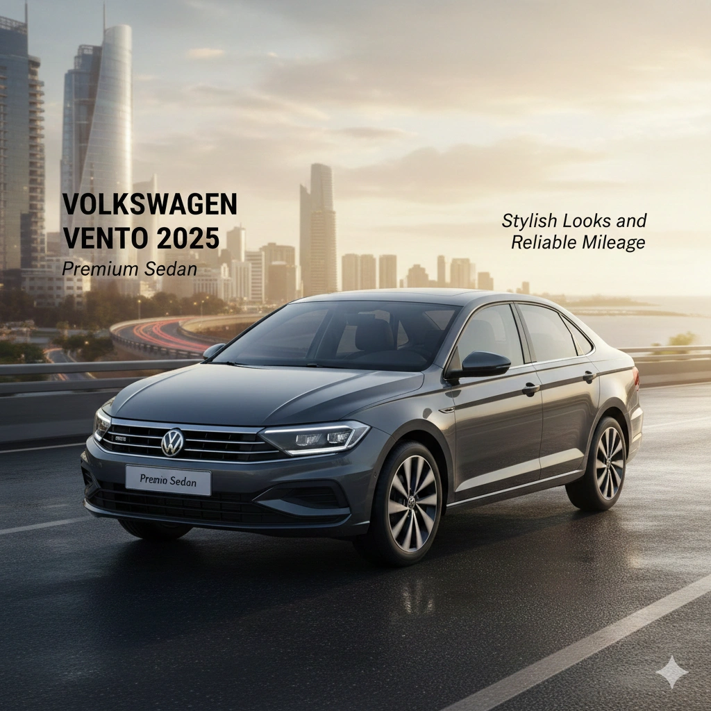 Volkswagen Vento 2025 – Premium Sedan with Stylish Looks and Reliable Mileage