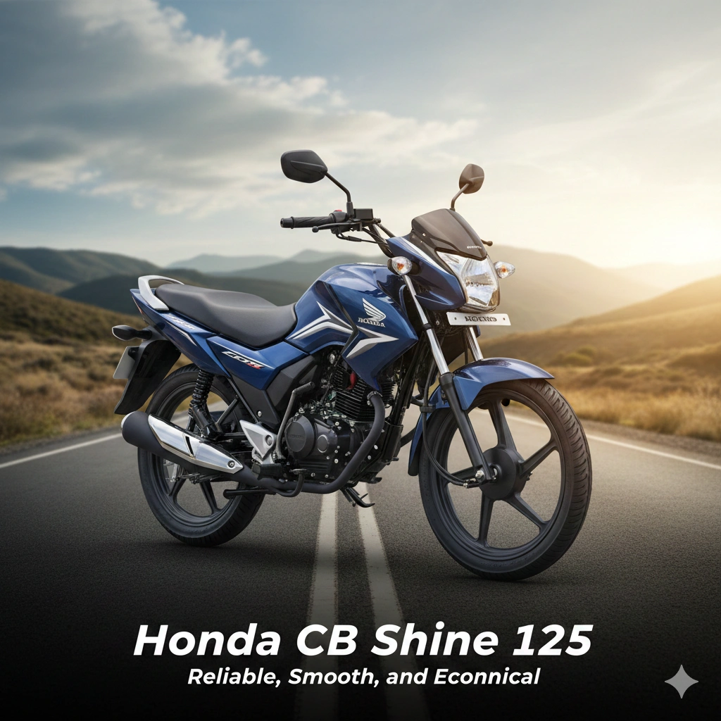 Honda CB Shine 125 – Reliable, Smooth, and Economical Motorcycle